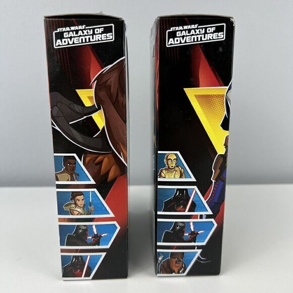Star Wars Galaxy of Adventures Chewbacca & Han Solo Rise Of Skywalker 5” Figures - Picture 4 of 6